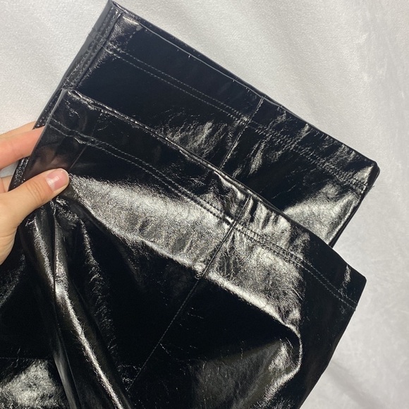 FREE People Star-Crossed Lovers Vegan Straight-Leg Pants - Size 4 - Picture 15 of 16